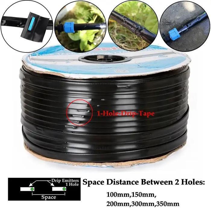 1 Roll 2000 Meter Selang Driptape Spacing 20cm 30cm 40cm 50cm 60cm Tebal 0,2mm Diameter 16mm Drip Ta