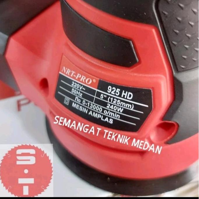 Nrt925Hd Mesin Sander Amplas Kayu Orbital Sander 5" Nrt-Pro Nrt 925 Hd Pasti Ori