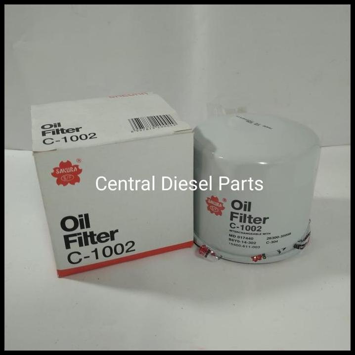 GRATIS ONGKIR FILTER OLI / OIL FILTER MITSUBISHI T120SS MAZDA C-1002 C1002 SAKURA 