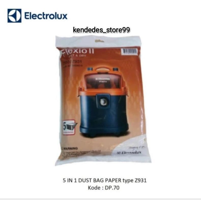 Dust Bag Electrolux Vacuum Cleaner Electrolux Flexio II Z930, Z931Original DP.70 Vacum Cleaner
