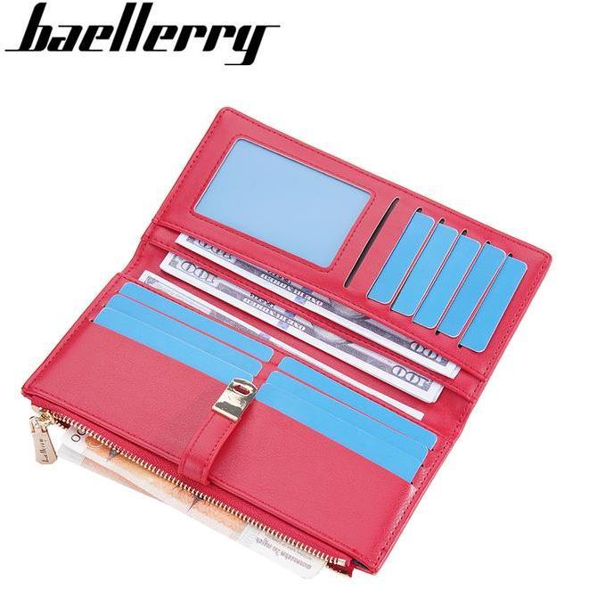 Dompet Wanita Dompet Panjang Wanita Kulit Baellerry N8627