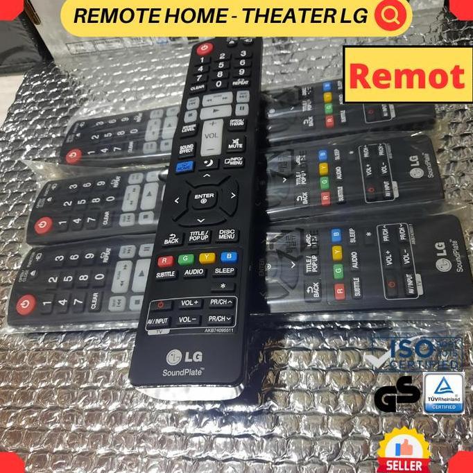 Remote Remot Tv Home Theater LG DVD BLU RAY DISC HOME THEATER LG