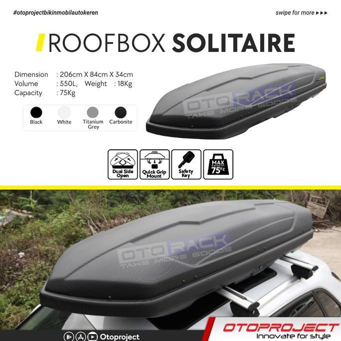 Roof Box Otorack 550 L Type Solitaire