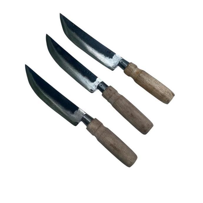 Ranjedimans - PROMO 3PCS Pisau Dapur Set Pisau Daging Bahan Baja Pir Kitchenware Panjang 27cm Knife 