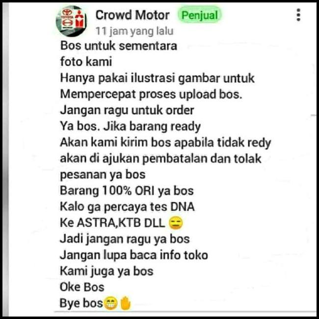 GRATIS ONGKIR TUTUP KNAKEL TUTUP KENAKEL AVANZA 2012-2016 BELAKANG ORI TYT 100% 