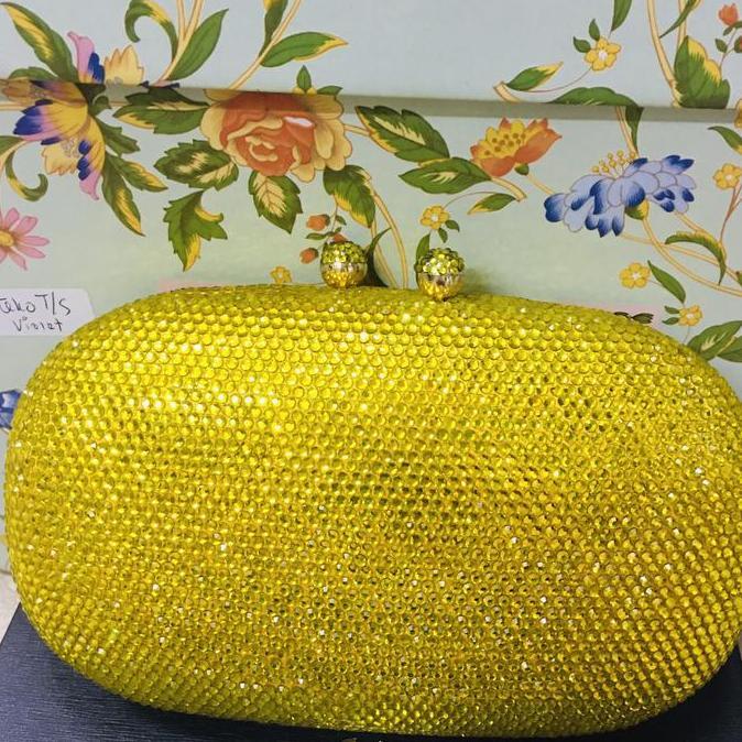 Tas Wanita Rossini-Tas Pesta Wanita/Clutch Pesta/Tas Pesta Crystal Swarovski 104