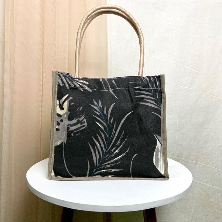 Termurah  Tas Jinjing Kanvas Tali Sumbu Handbag Kanvas Motif Kecil Tas Tali Sumbu Mini Tas Mukena Ta