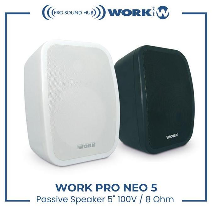 TERLARIS WORK PRO NEO 5 PASSIVE SPEAKER PASIF 5" WORKPRO NEO 5 NEO-5 NEO5 WALL MOUNT TEMBOK DINDING 