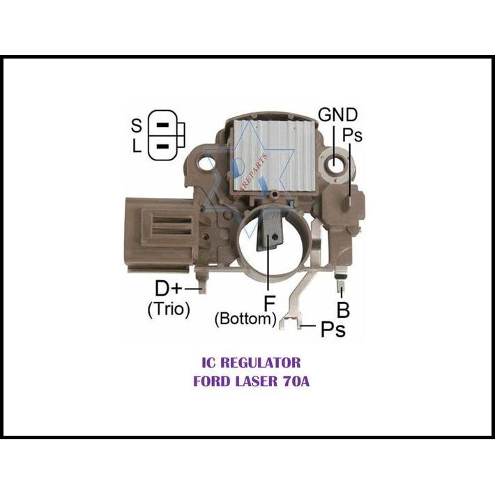 TERBARU IC REGULATOR ALTERNATOR FORD LASER CHAMP HATCHBACK 1991 