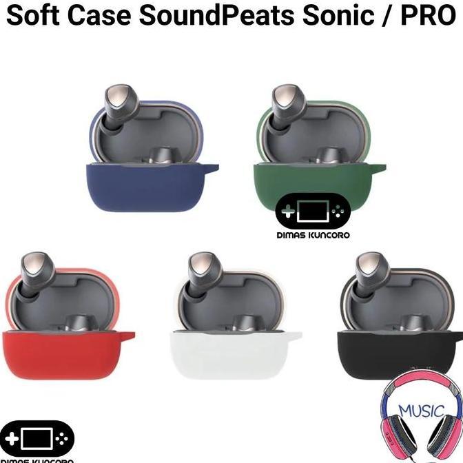TERLARIS SOFT CASE SOUNDPEATS SONIC / PRO SILICONE SILIKON TWS COVER PROTECTOR