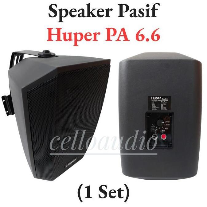 TERLARIS SPEAKER PASIF 6,5 INCH HUPER PA 6.6 WALL SPEAKER 6,5" DINDING GANTUNG