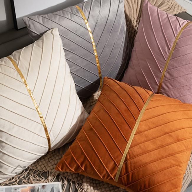 [45X45]Sarung Bantal Sofa Bulu / Sarung Bantal Bulu - Premium