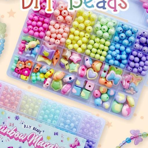 Paket Diy Anak Kidsmile Craft Kit Anak Kids Activity Kit Diy Manik-Manik Set Lengkap Diy Gelang Mani