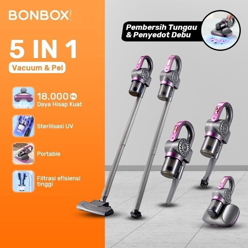 BONBOX BCT50302 Vacum Cleaner Portable 5in1 Penyedot Debu Lantai All In One Serbaguna Original Vacum