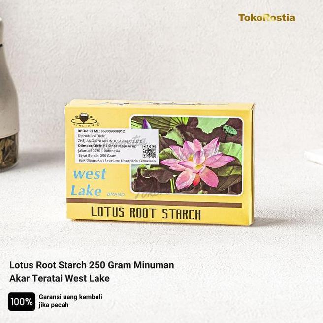 Lotus Root Starch 250 Gram Minuman Akar Teratai West Lake