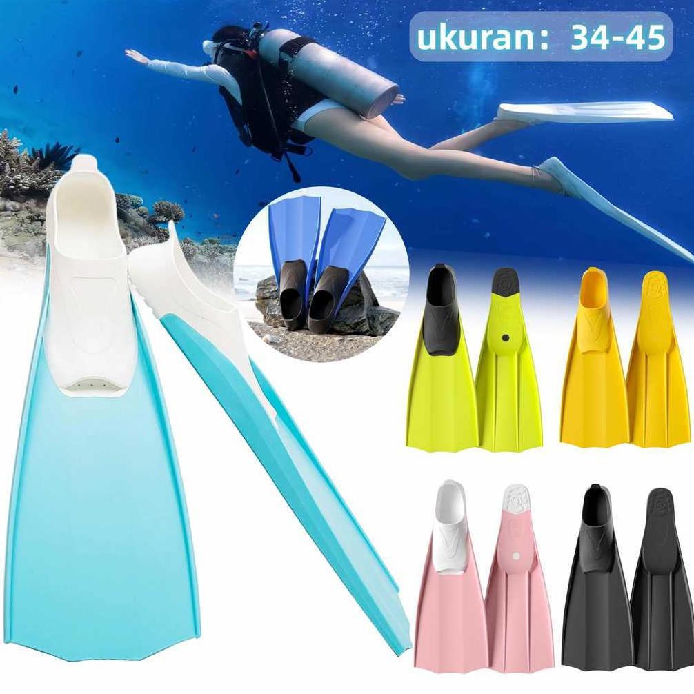 Kaki Katak Sepatu Renang / Kaki Katak Renang Panjang / Sepatu Katak Panjang / Swim Fins Alat Olahrag