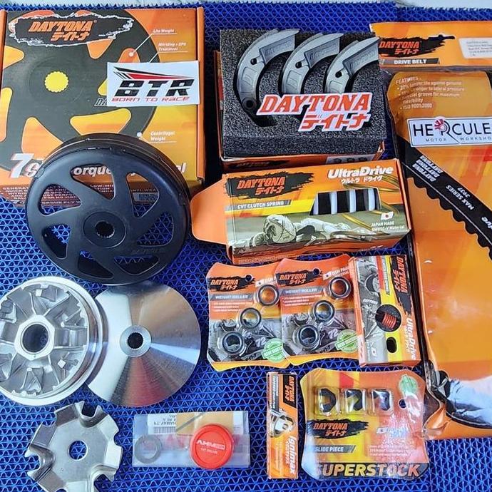 Full Daytona Beat Deluxe Paket Upgrade Cvt Beat Esp Scoopy 2021 Full Bubut Custom Allshop