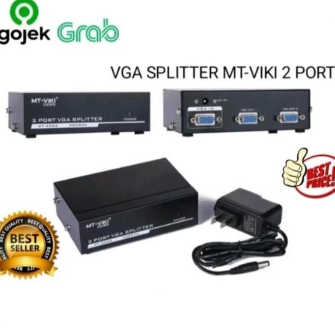 AONI VGA Splitter 2 Port  350MHz MT-VIKI  350 Mhz vga spliter 2 port 350mhz