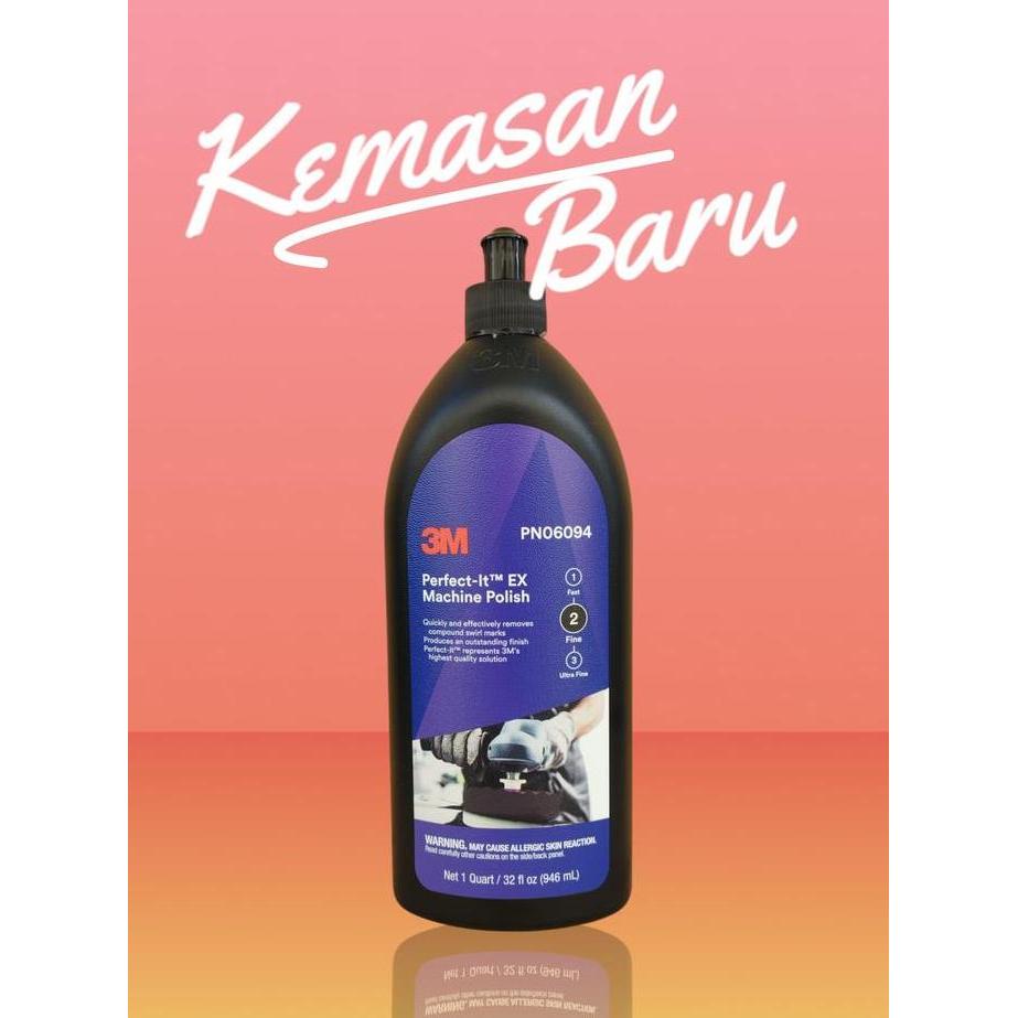 Sale 3M 6094 Perfect It Ex Machine Polish Obat Poles Mobil Step 2 Penghilang Swirlmark Atau Sarang L
