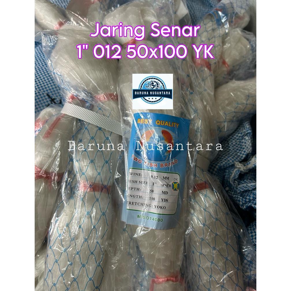 JARING SENAR 012 50x100 YOKO / JARING BURUNG IKAN SENAR 0.12MM
