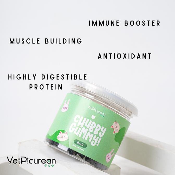 Promo Vetpicurean Paket Vitamin Kucing Anjing Happy Tummy Kit Chubby Gummy Basic dan Tummy kesehatan