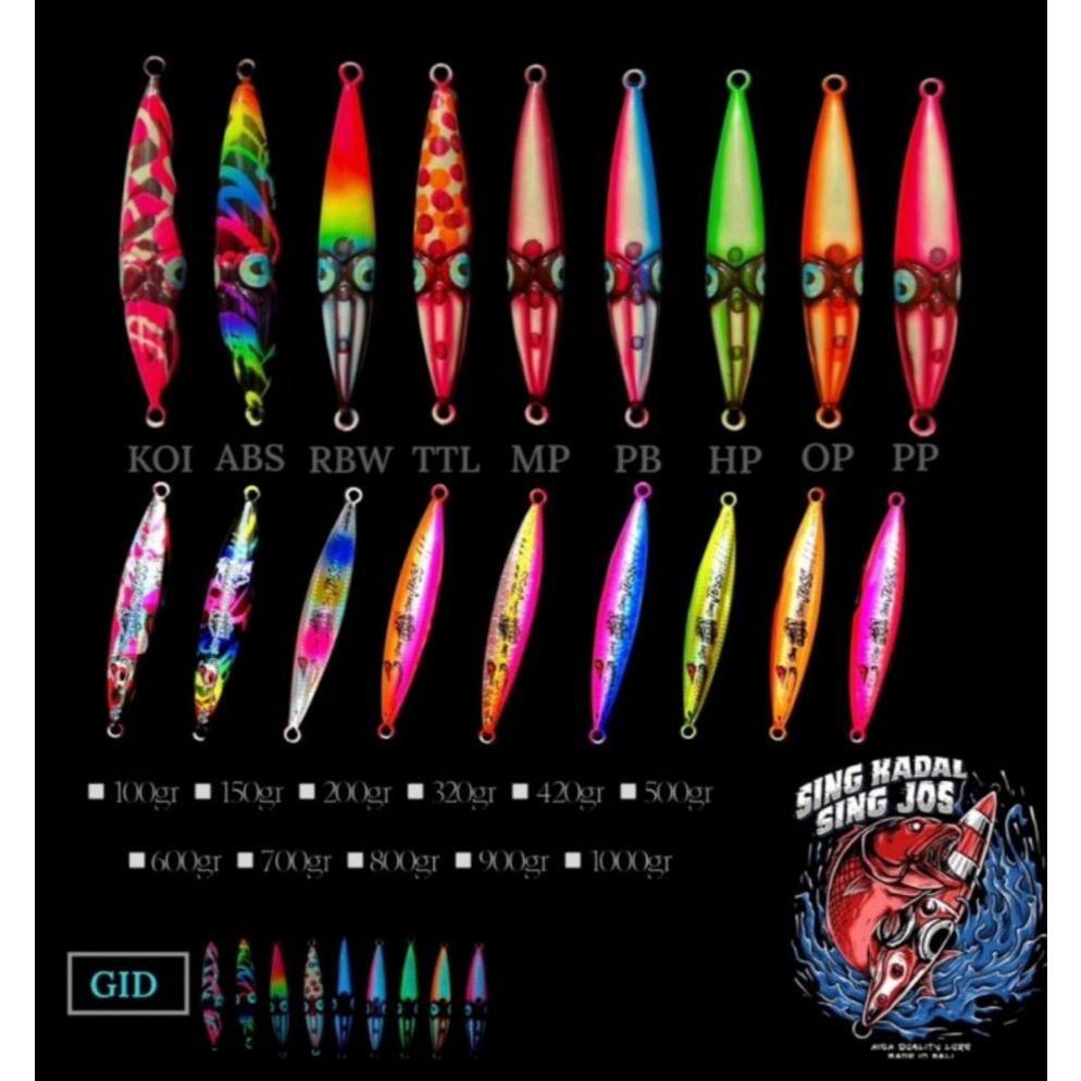 METAL JIG KADAL JIG CUMI KILLER 200 GRAM Diskon