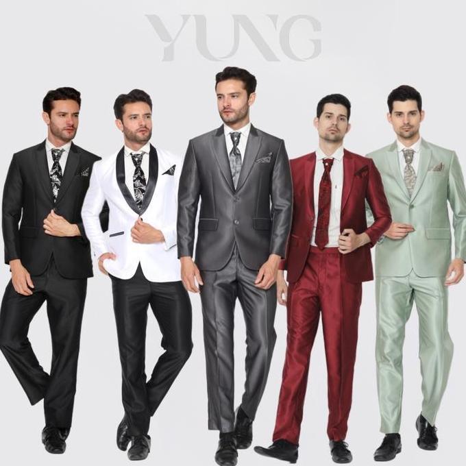 Setelan Jas Wedding Semi Wool Jas Pria Nikah Dan Celana Blazer Jas Pengantin Nikahan Jas Formal