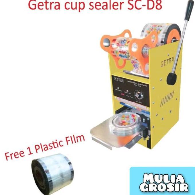 NEW Cup Sealer Getra SCD8 H Bisa Sampai 22oz Free Plastik Sealer