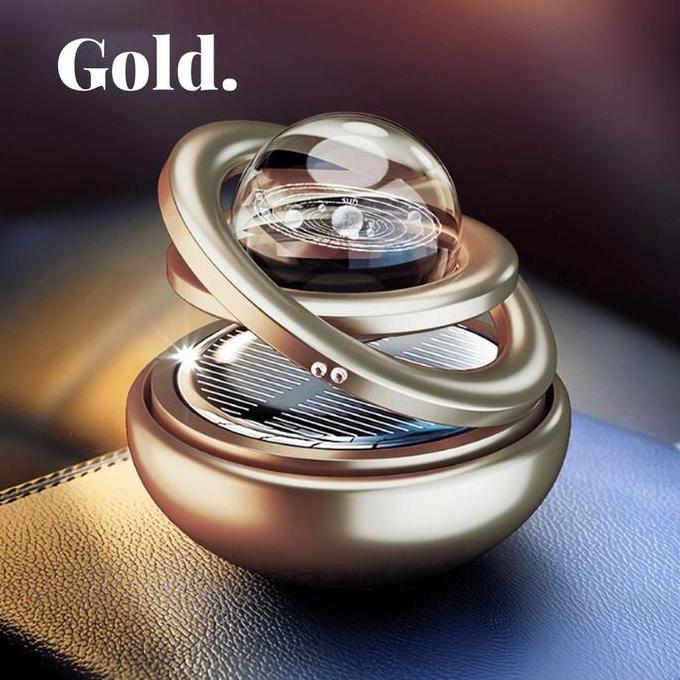 Promo [Gloria] Parfum Mobil Tahan Lama / Pewangi  Car  Energi Matahari Bisa Berputar Bola Krystal Te
