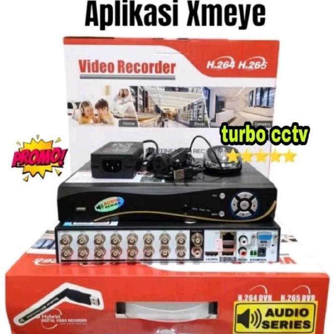 TERLARIS DVR 16 CHANNEL XMEYE FULL HD / DVR 16CH XMEYE 2560P 6 IN 1