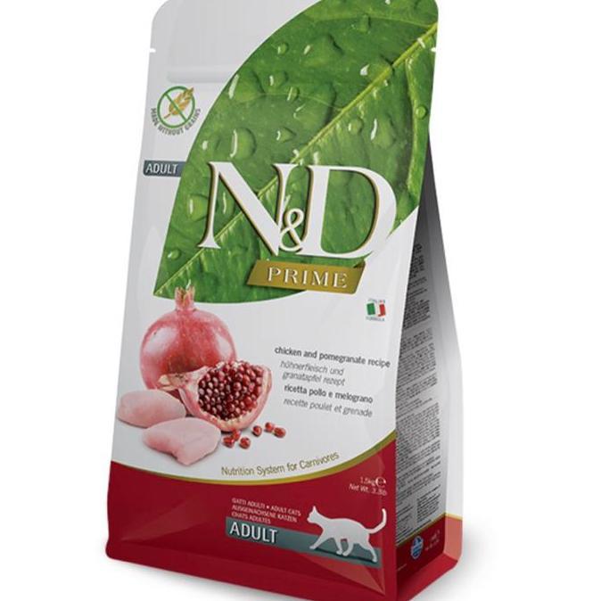 Promo Farmina N&D Cat Adult Chicken & Pomegranate 1kg Makanan Kucing N&D Diskon