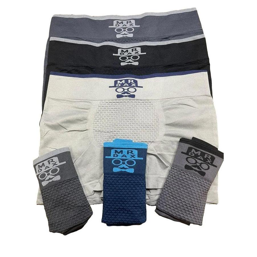 revasin9  - celana dalam pria boxer rajut mr dax-uwais-vbb-areston dewasa pendek motif belalai gajah