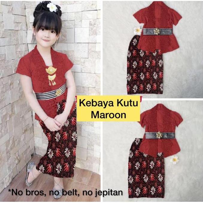 NEW BAJU BROKAT ANAK PEREMPUAN UMUR 4-15 TAHUN KEBAYA ANAK PEREMPUAN PAKAIAN PESTA ANAK KEBAYA BRUKA