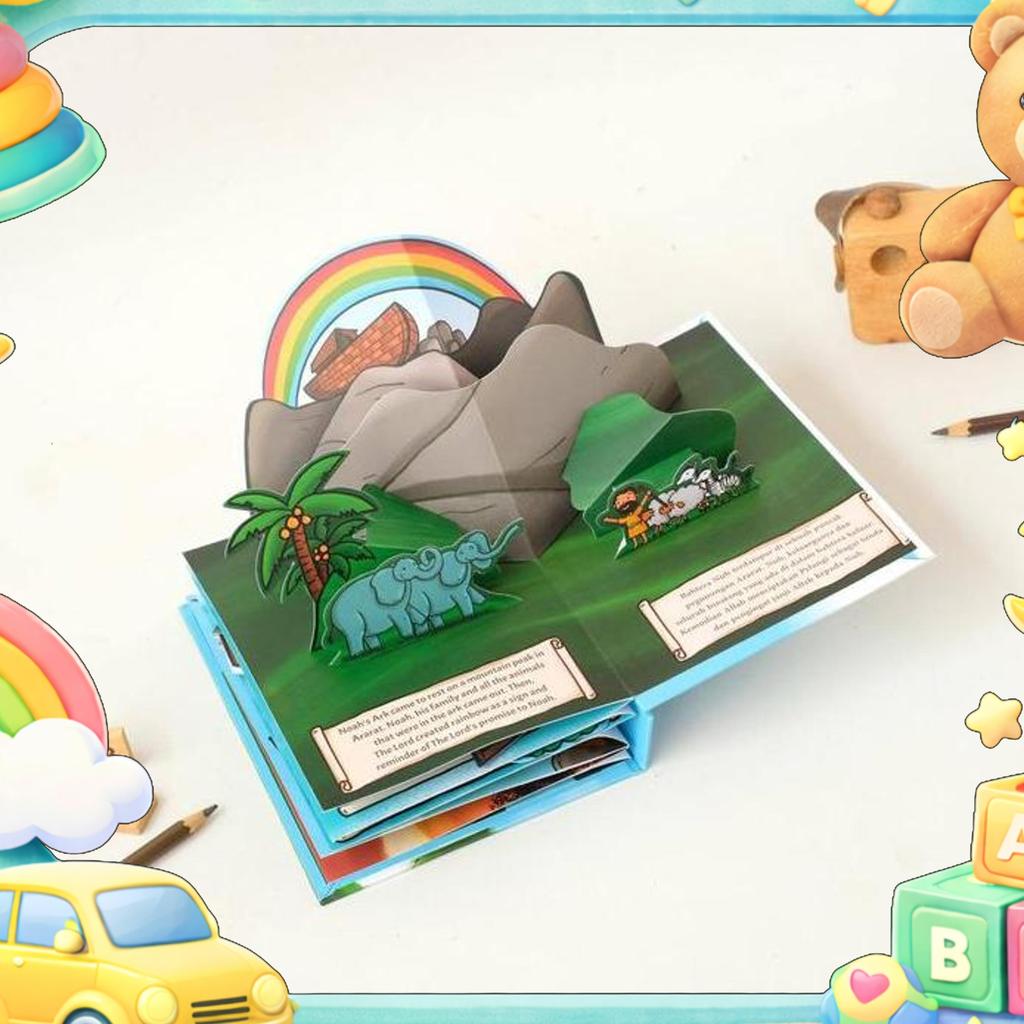 Buku Pop-Up Cerita Alkitab Nuh
