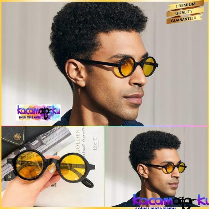 Kacamata Sunglasses Moscot Zolman Sun Bulat Polarized Round Vintage
