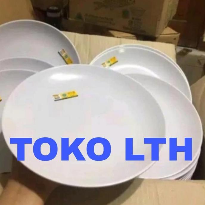TERLARIS P1009 PIRING MAKAN MELAMINE 9" BULAN P 1009 MILAMIN GOLDEN DRAGON 9INC