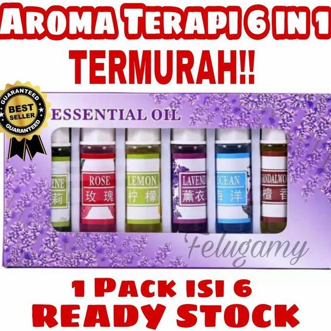 Minyak Aroma Terapi Diffuser Oil Aromatheraphy Essential Oil 6 in 1