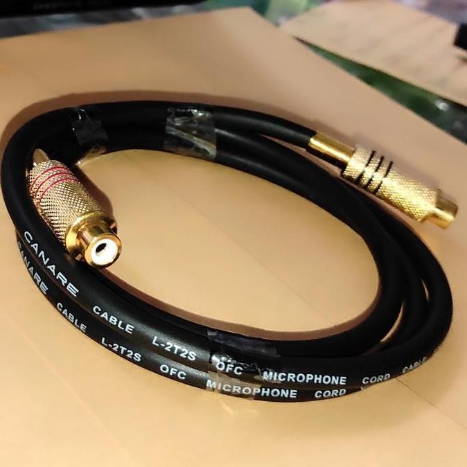 TERLARIS KABEL RCA FEMALE RCA AUDIO JACK CABLE FEMALE FEMALE RCA AUDIO