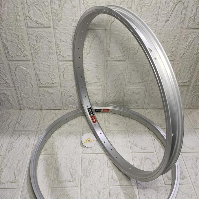 Rims Velg BMX 20 Murni ARAYA JA25 ETRTO 406 Lubang 36H Rim Alloy Single Wall Tapak Lebar Silver Sepe