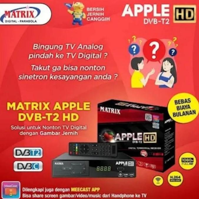 Tv Digital Full HD - STB - Set Top Box TV Digital Matrix DVB T2 Apple
