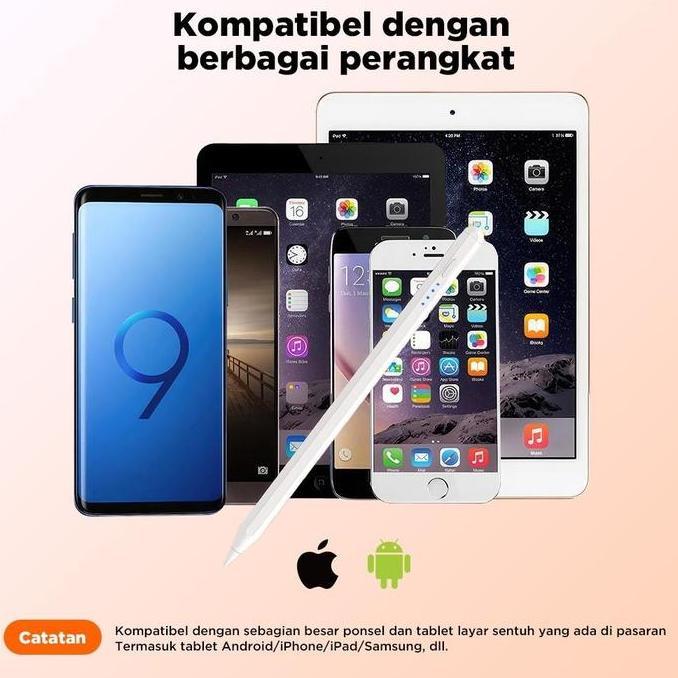 3CPAL Stylus Pen iOS Android Universal for Tablet HP Samsung Huawei Xiaomi Redmi Advan Tab Evercoss 