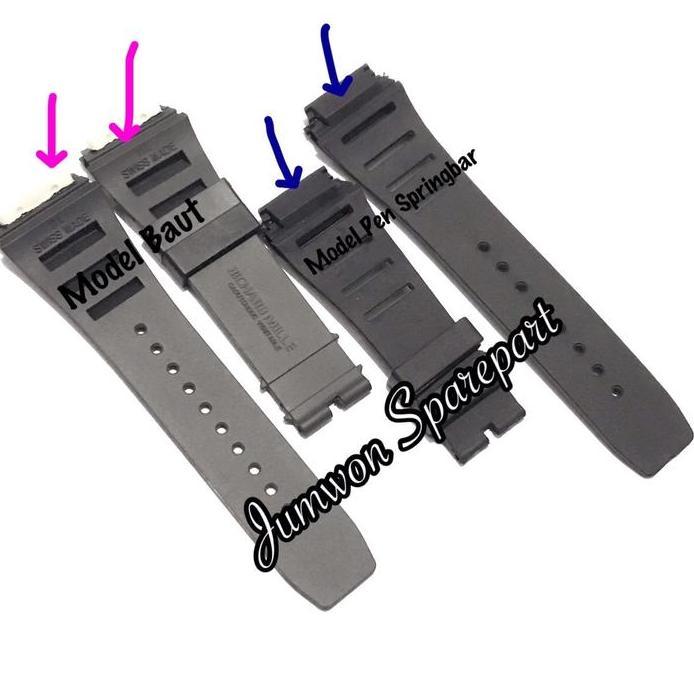 Strap Tali Jam Tangan Richard Mille Tali RM 011 Tali Richard Mille Rubber Strap RM 011 Premium Class
