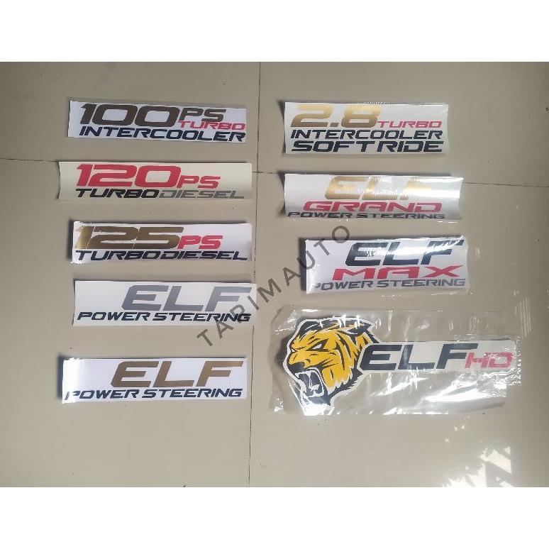 NEW Stiker isuzu elf / stiker isuzu elf macan / stiker elf macan / stiker elf set [terbaik][terlaris