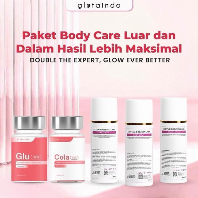 gvika99  - glutaindo 1 paket body care lengkap 5pcs