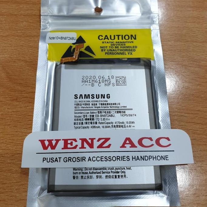 TERBARU - Baterai Batre Samsung Galaxy Note 10 Plus Note 10+ BN972 Original