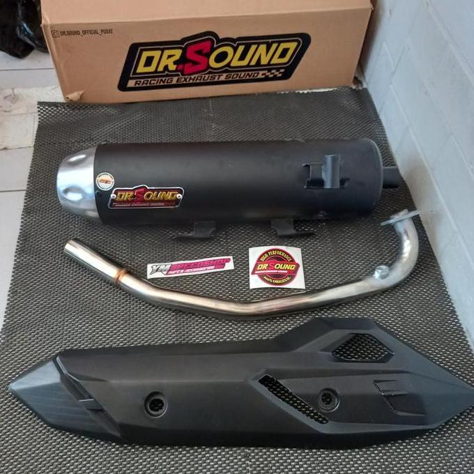 Knalpot copy cms dr sound gen 1 fullset pnp honda pcx 160 vario 160