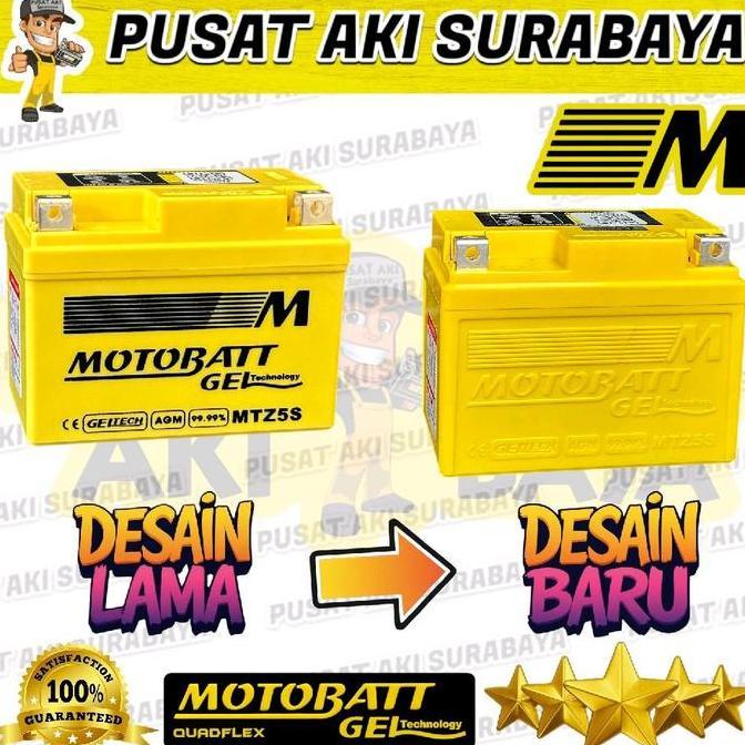 Promo AKI KERING KAGE KGGZ5S VARIO KARBU VARIO OLD 110 ACCU GEL MOTOBATT MTZ5S 12V 4.2 Ah JAMINAN GA