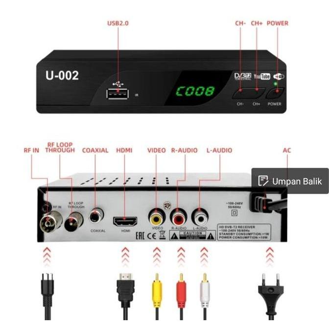 Grosir Dvb T2 Dvb-T2 Set Top Box Set Box Tv Digital Setop Box Alat Penangkap Siaran Digital