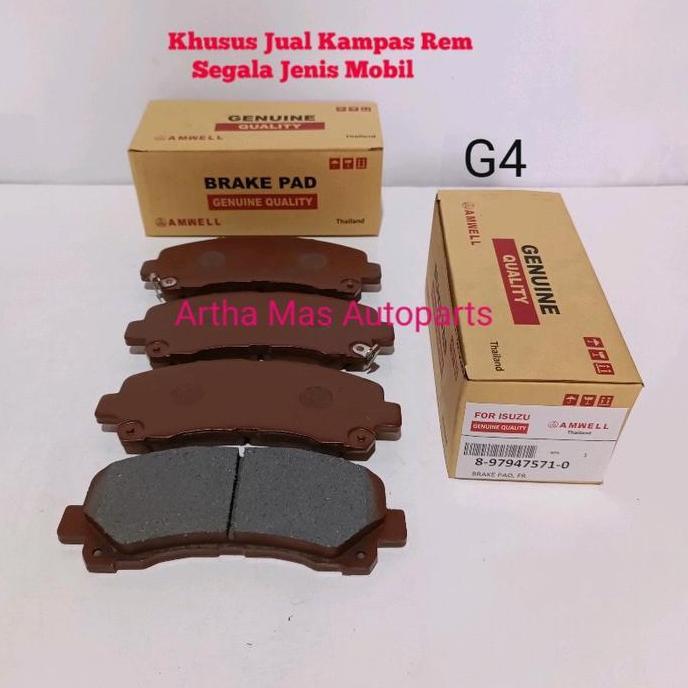 KAMPAS REM DEPAN ISUZU MUX BRAKE PAD ISUZU MUX CAKRAM