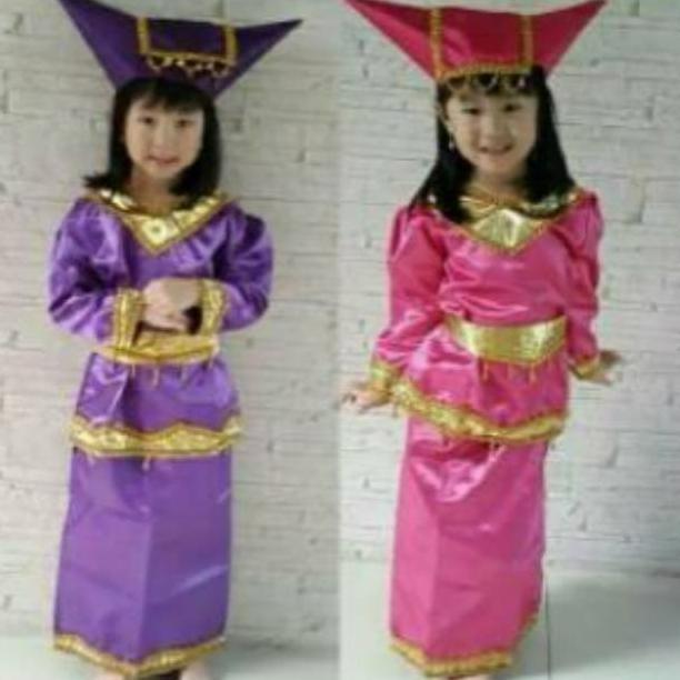 Best Seller Pakaian Adat Padang Perempuan Anak Tk - Sd / Baju Adat Anak Tk Sd